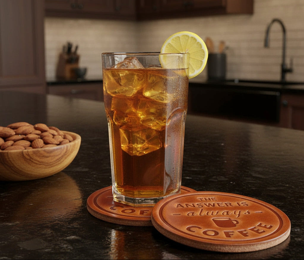 Coaster- Leather Coffee Coaster