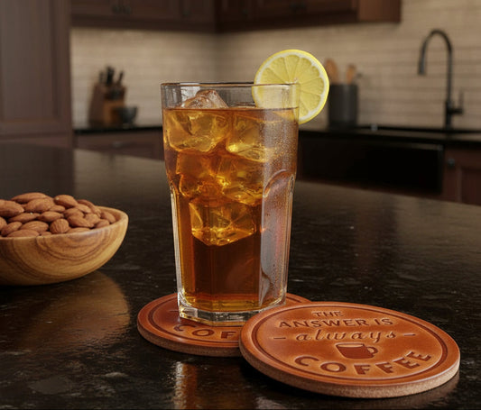 Coaster- Leather Coffee Coaster