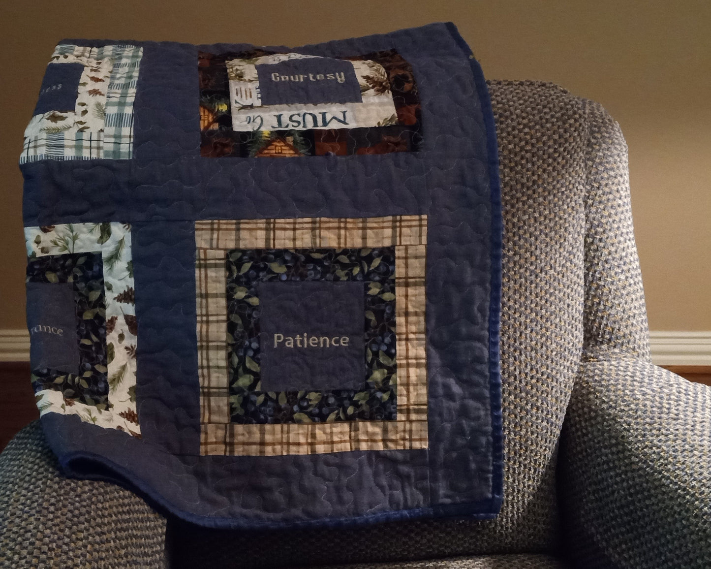 103 Spirit on the Lake Lap Quilt 43x57
