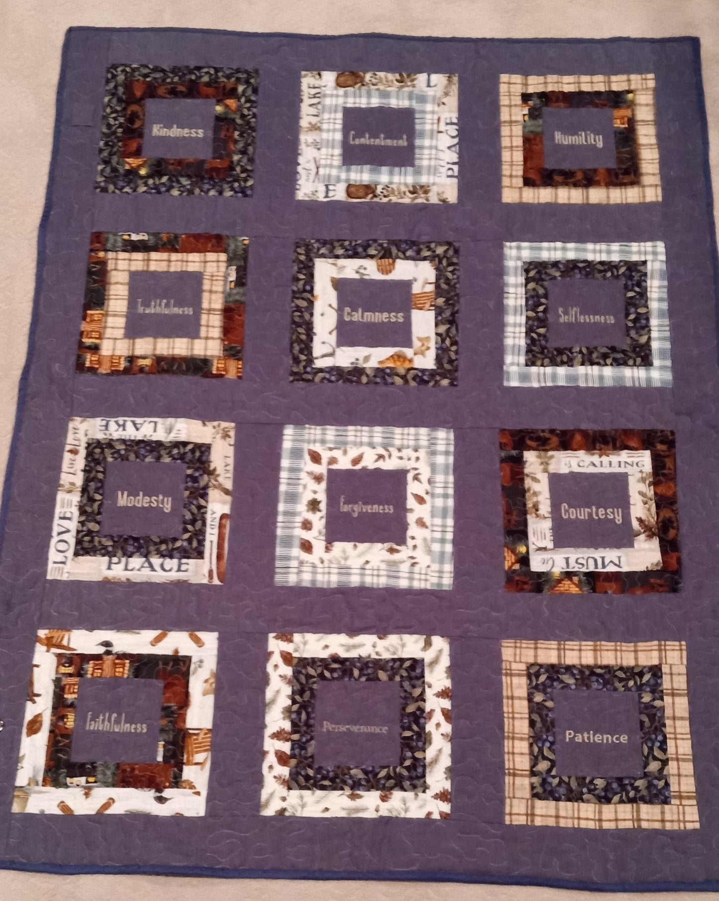 103 Spirit on the Lake Lap Quilt 43x57