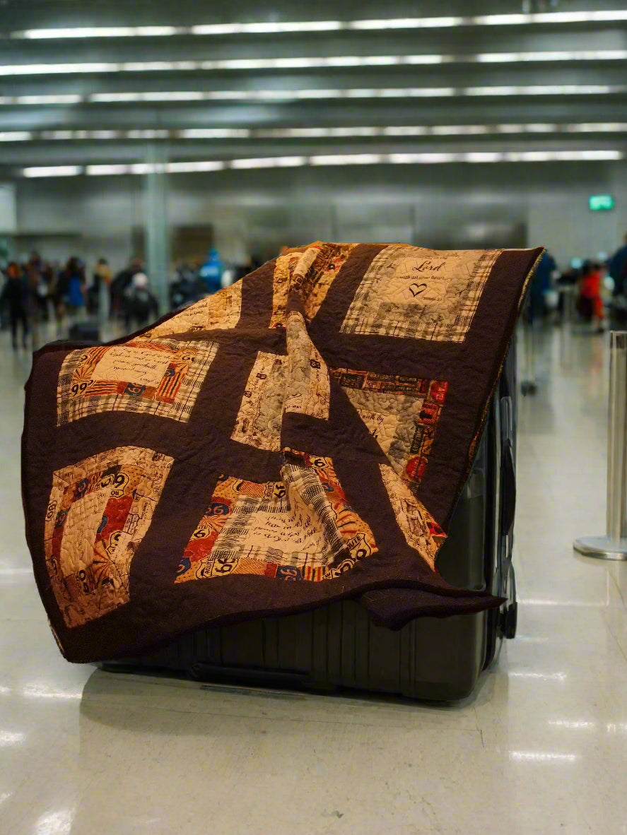 (104) Travel Blessings Lap Quilt