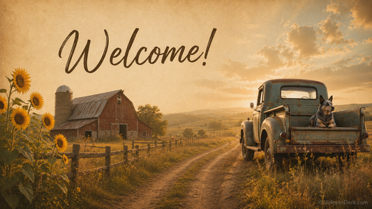 Country Roads Presentation Theme Slides Deck