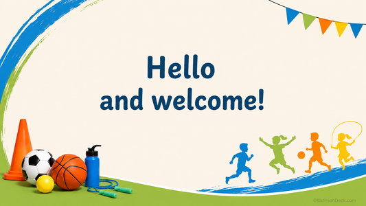 Healthy Habits Hop Presentation Theme Slides Deck
