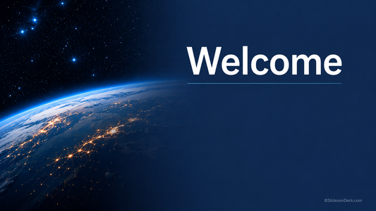 Deep Space Presentation Theme Slides Deck