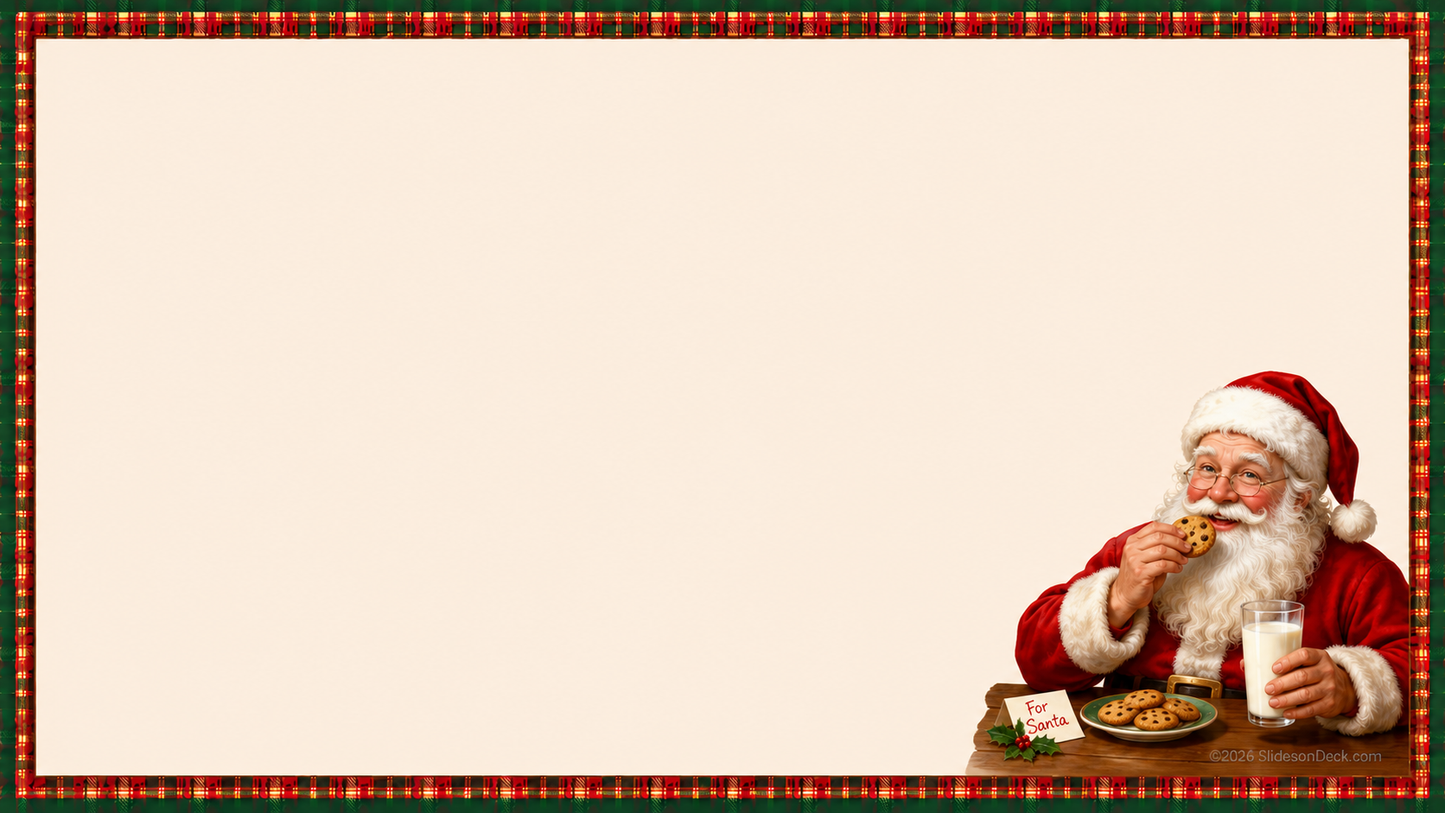 Christmas Eve Mini Presentation Theme Slides Deck