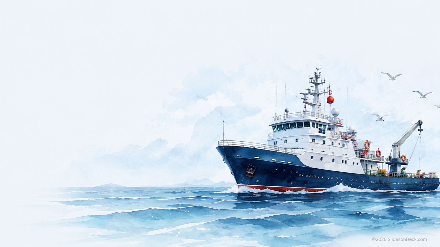 Ocean Science Mini Presentation Theme Slides Deck