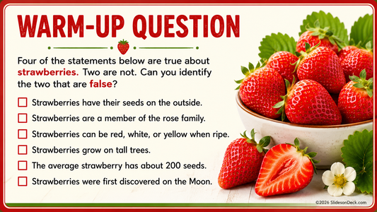 Strawberry Delight Lesson Framework Slides Deck