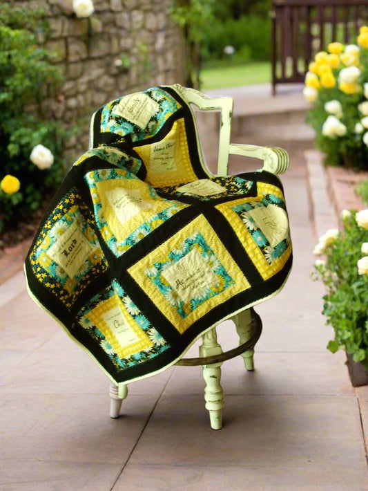 "Faith in the Evening" Lap Quilt – 40" x 52"