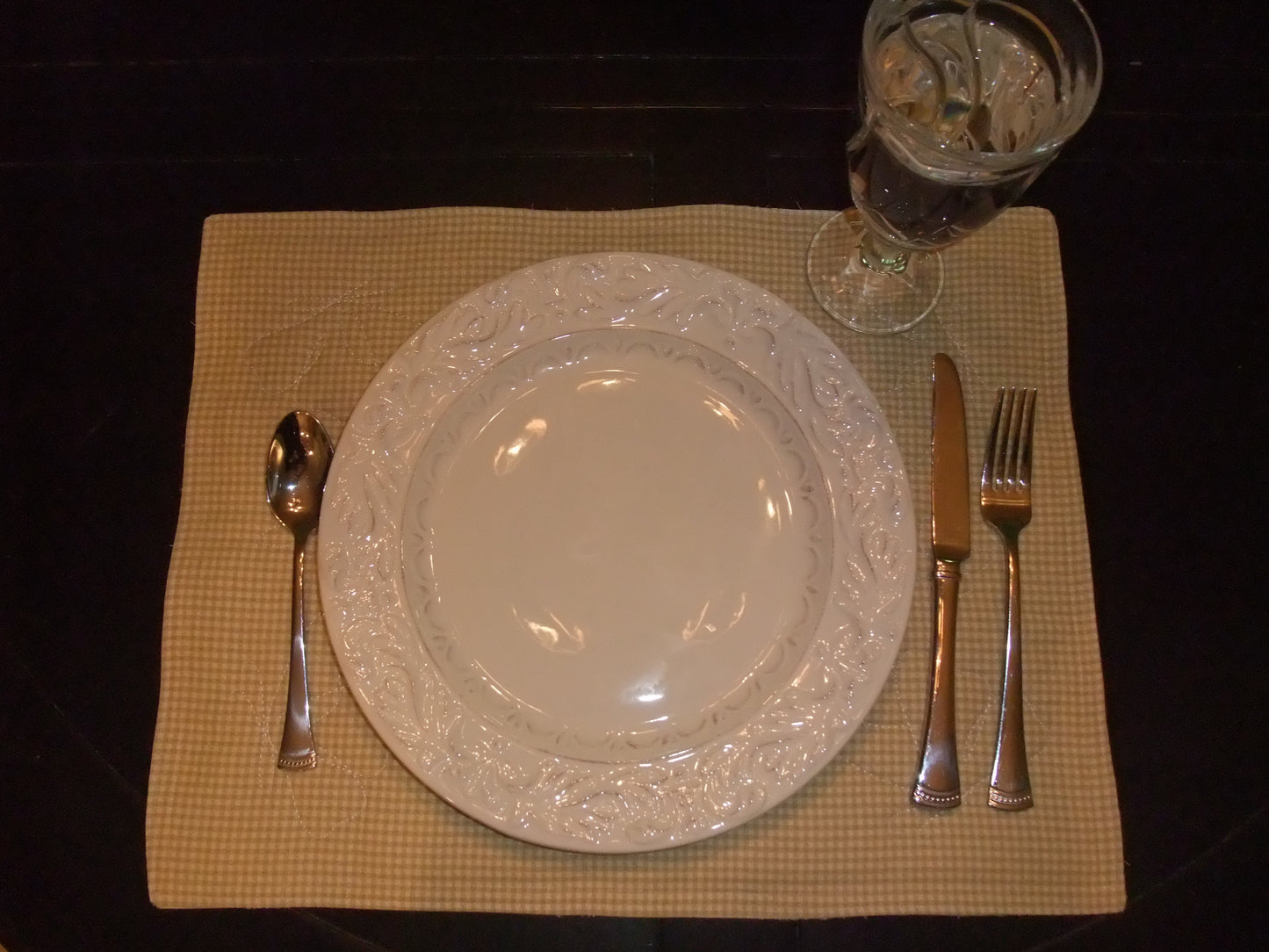 (116) Botanical Scripture Reversible Placemats – Set of 4