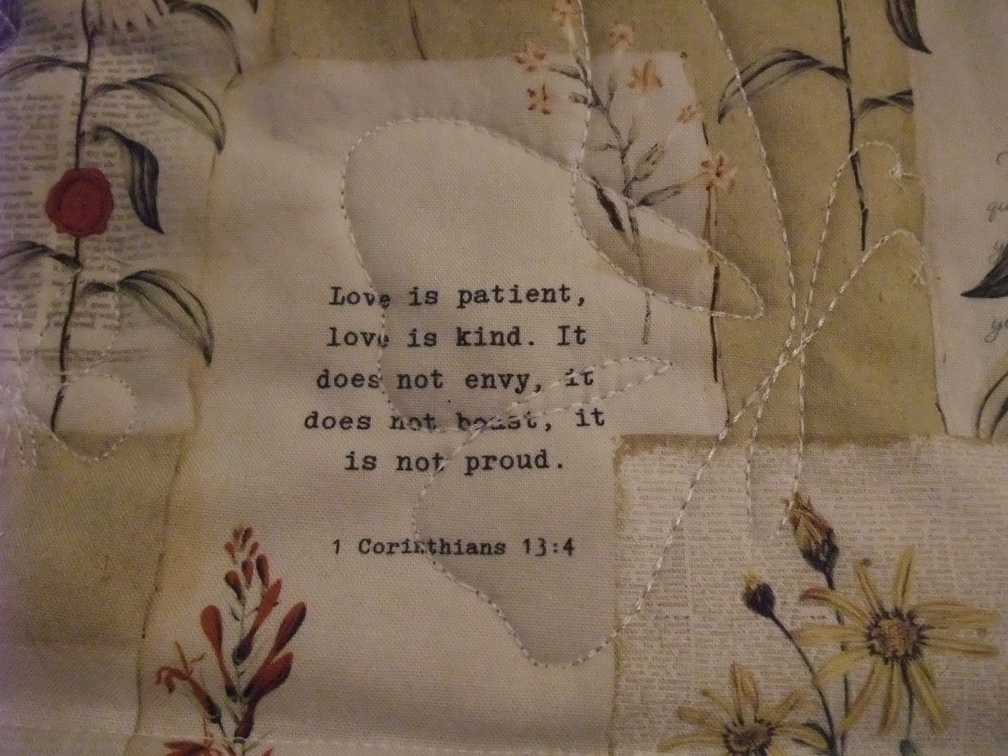 (116) Botanical Scripture Reversible Placemats – Set of 4