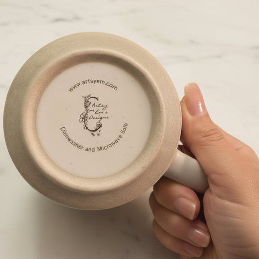 Dishwasher and microwave safe MOM mug