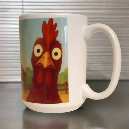(108) Not My Barnyard. Not My Chicken. – 15 oz Mug