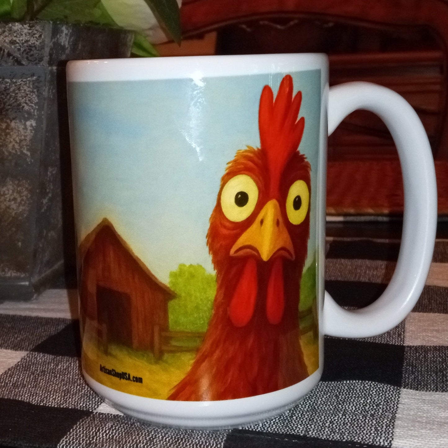 (108) Not My Barnyard. Not My Chicken. – 15 oz Mug