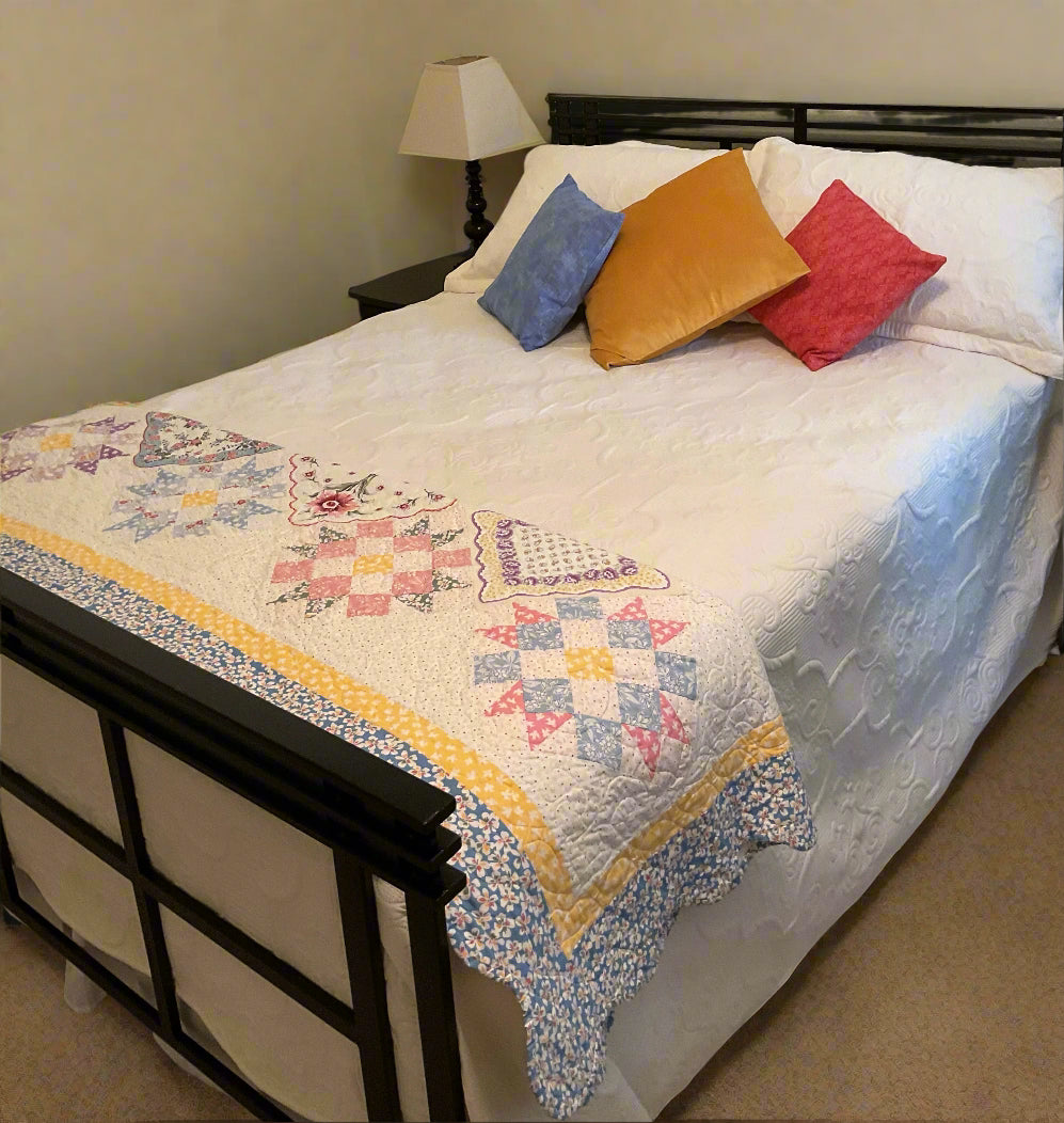(502) Handkerchief Quilt 66" x 79"