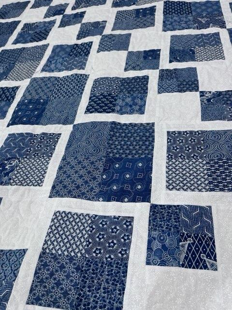 (519) Blue Indigo quilt