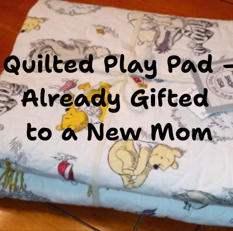 ★ ★ ★ ★ ★ GIVEAWAY Bear-inspired quilted play pad