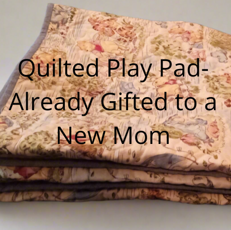 Quilted play pad 'Pooh and Friends' DONATED TO PREGNANCY CENTER
