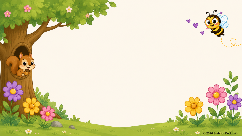 Butterflies and Bees Presentation Theme Slides