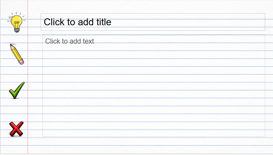Notebook Presentation Theme Google Slides Deck