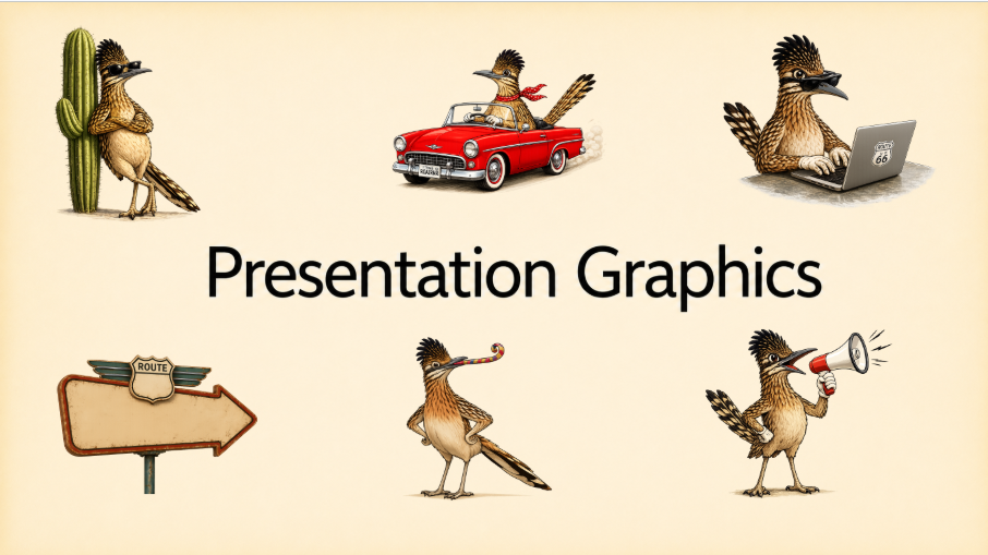 Route 66 Presentation Theme Slides Deck