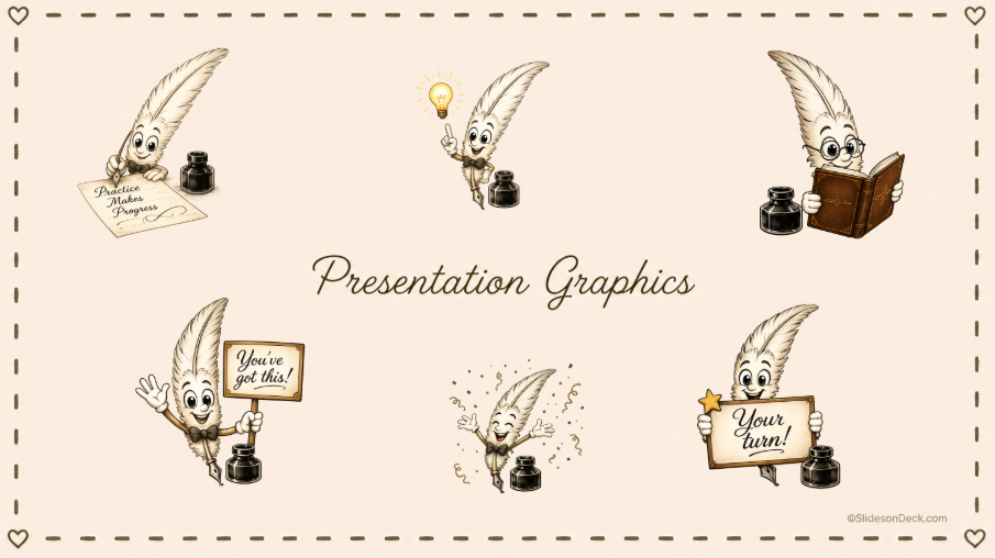Ink and Elegance Presentation Theme Slides Deck