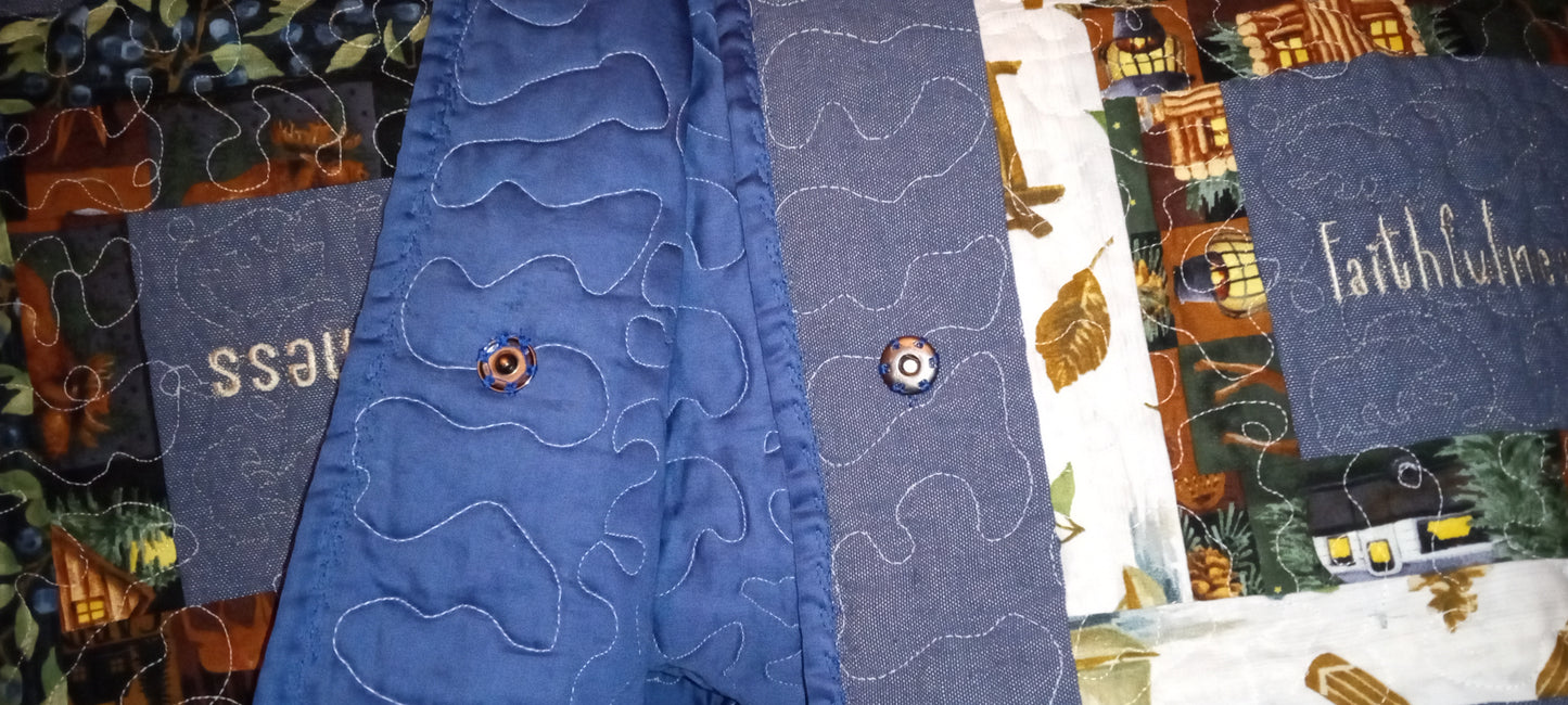 103 Spirit on the Lake Lap Quilt 43x57