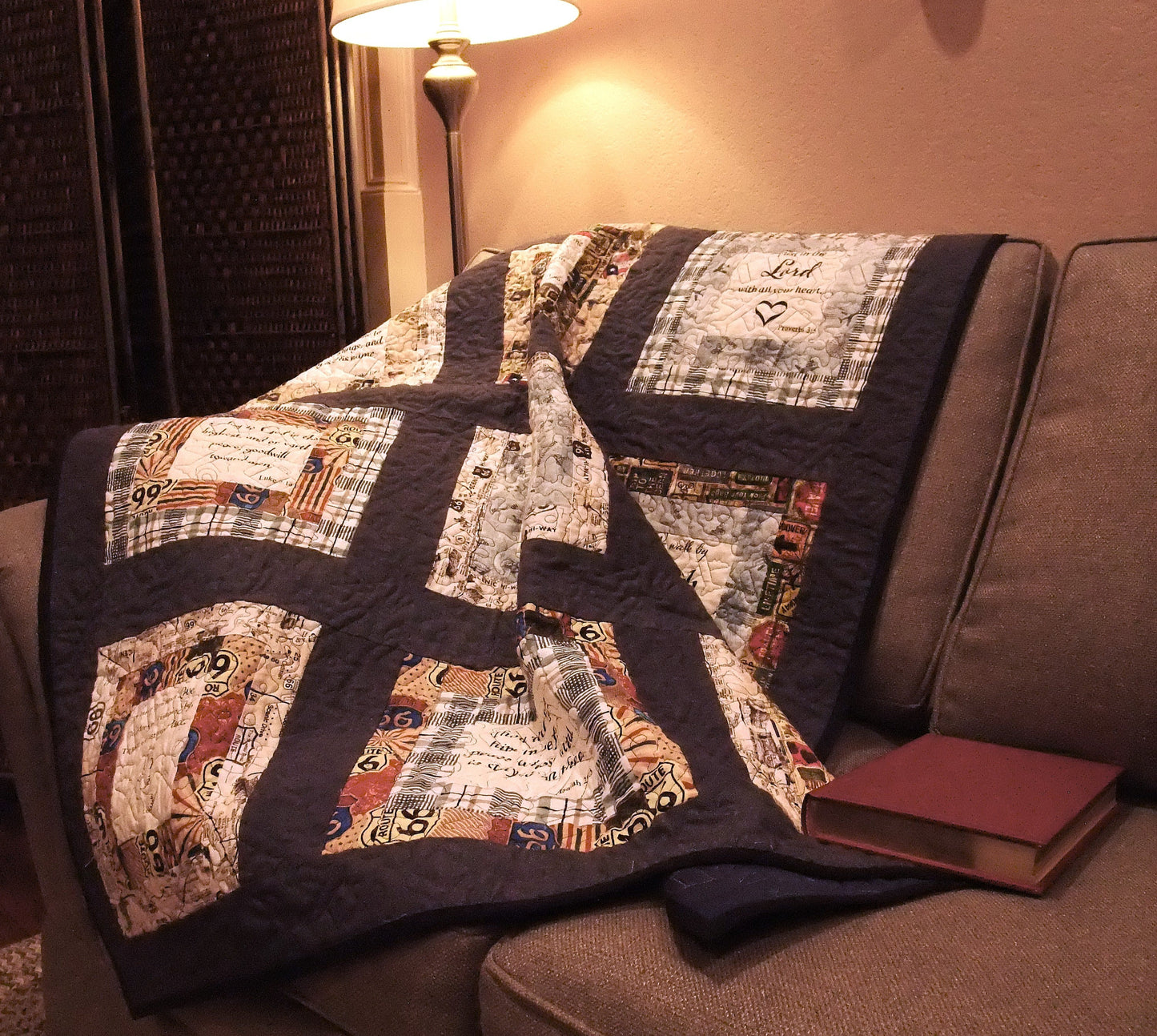 (104) Travel Blessings Lap Quilt