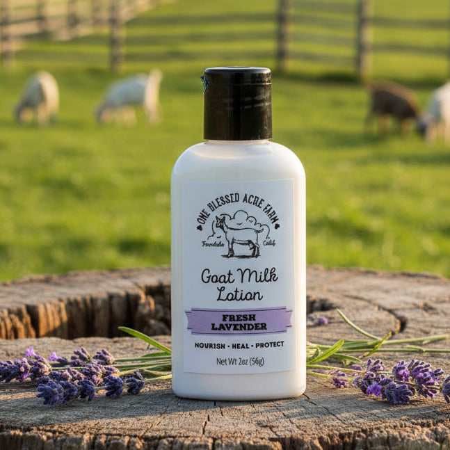 Lavender Goat Milk Hand Lotion (2 oz) Travel Size