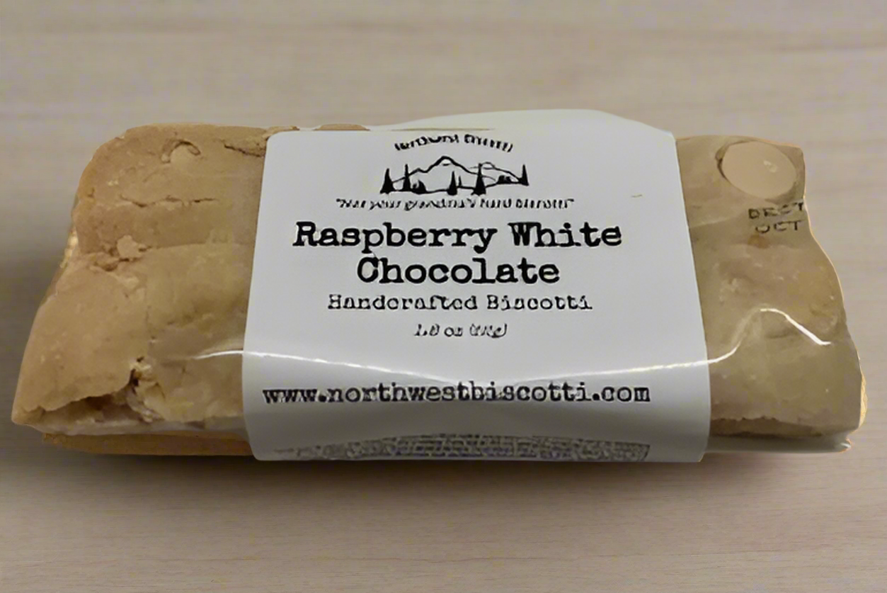 (115) Raspberry White Chocolate Biscotti 6-pack