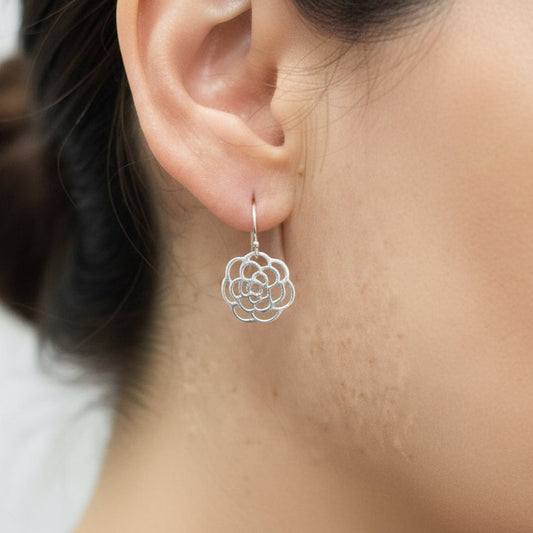 Belva Ann Rose Earrings