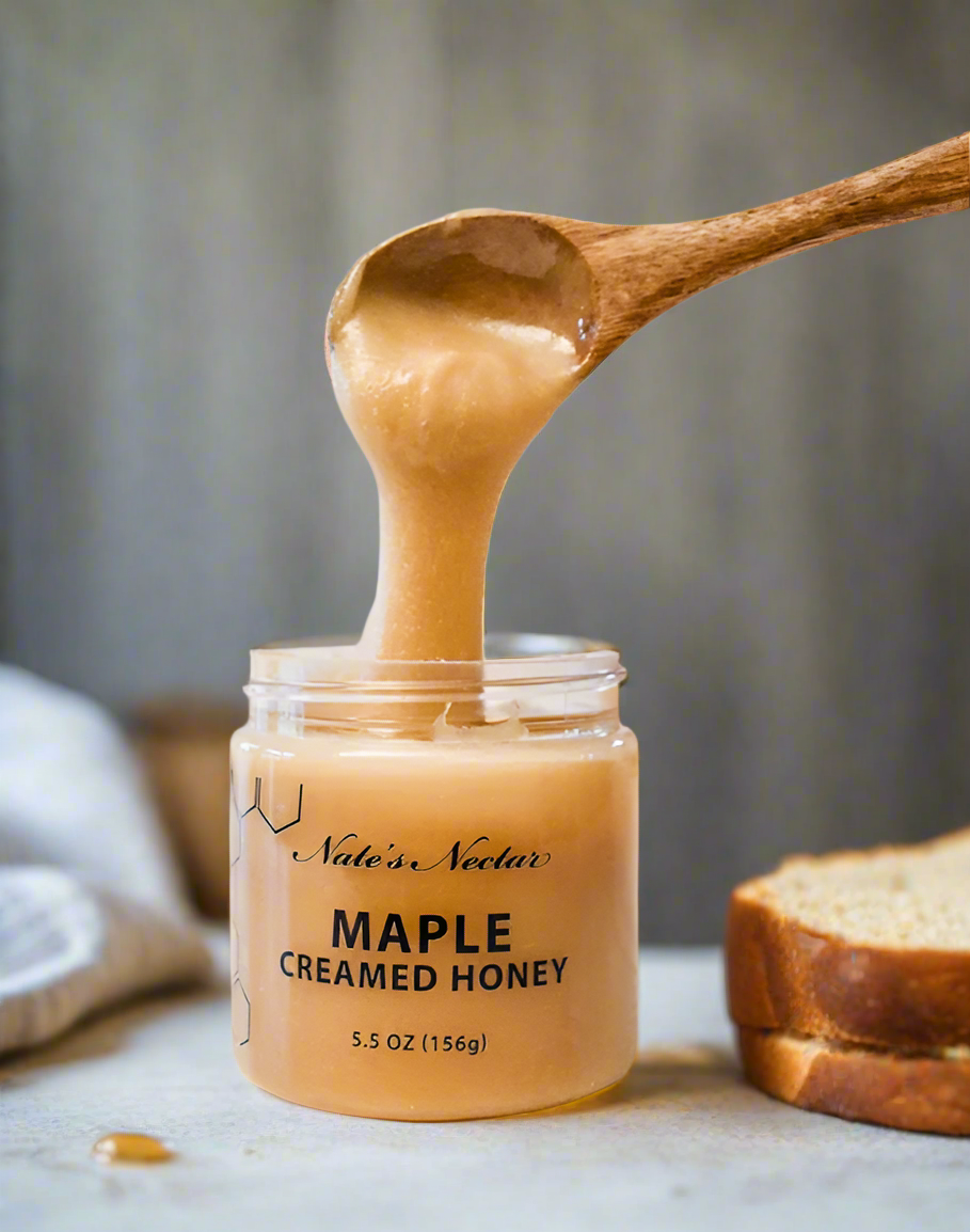 (125) Maple Creamed Honey - 5.5 oz jar