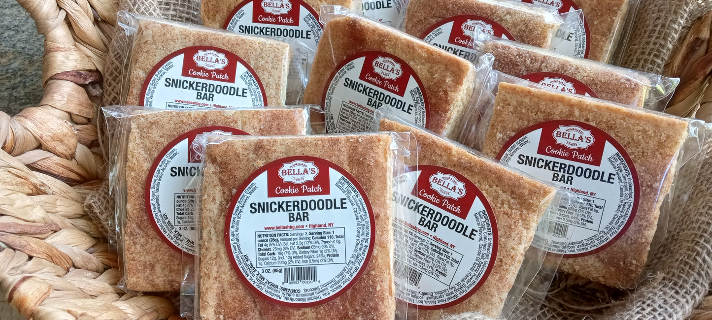 (162) Snickerdoodle Bar – 3 oz.