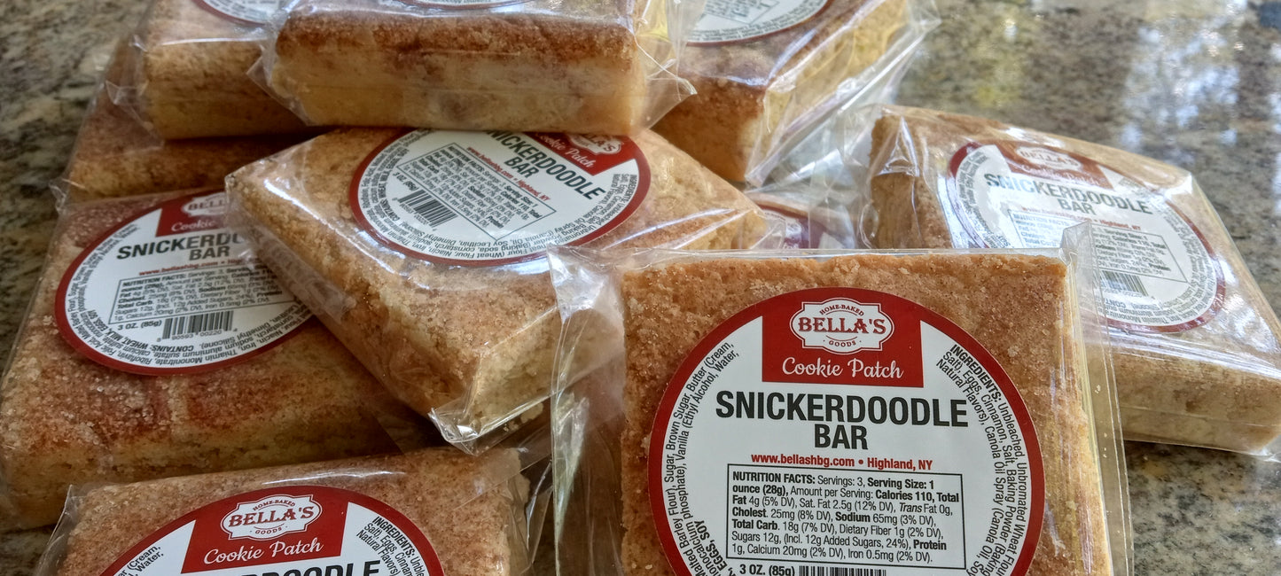 (162) Snickerdoodle Bar – 3 oz.
