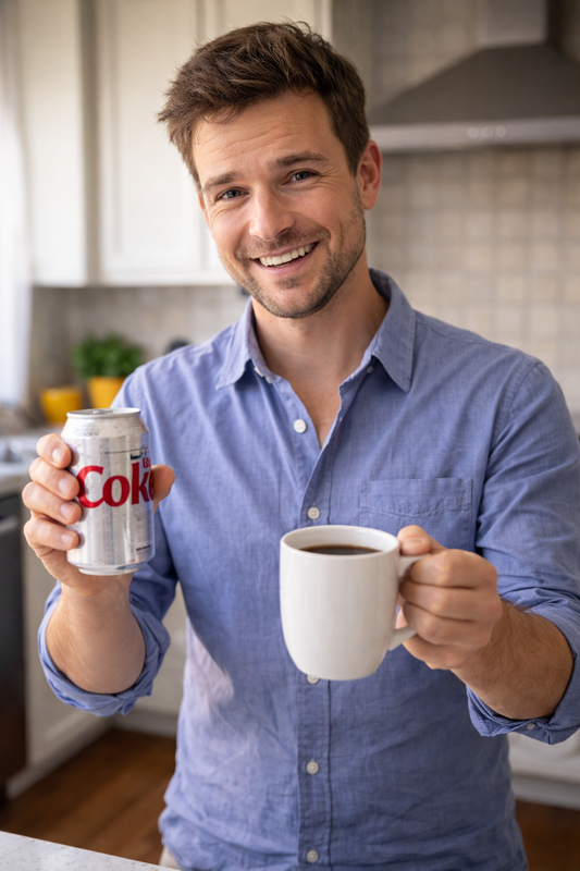 Which One Are You: Morning Coffee or Morning Soda? by Lauren Davis