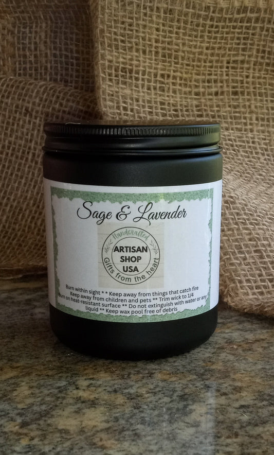(105) Sage & Lavender Soy Candle