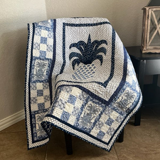 Blue and White Hospitality Quilt