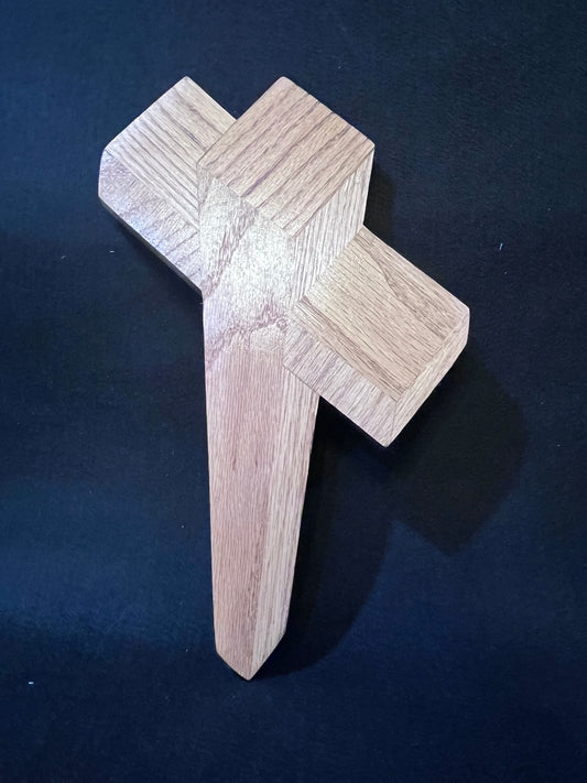 (504) Dimensional Wall Hanging Cross 26.5" x 17" x .5 inch thick.