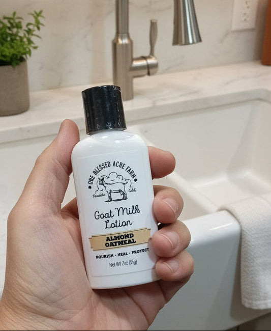 Almond Oatmeal Goat Milk Hand and Body Lotion - Travel Size