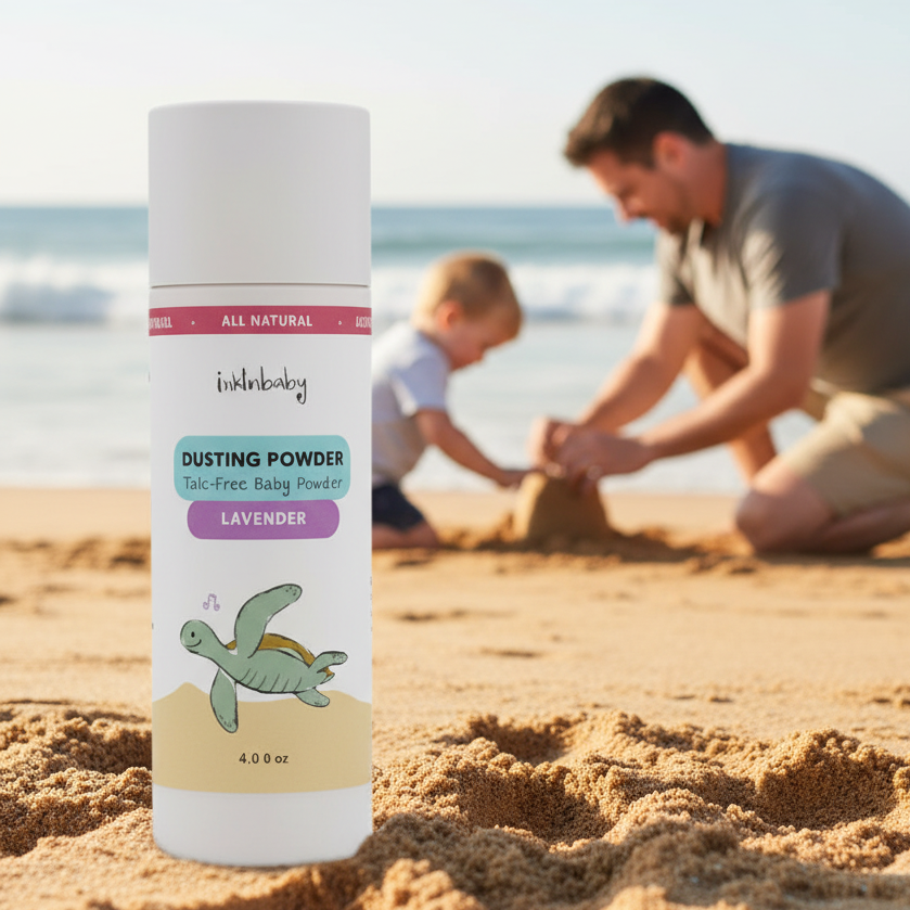 Lush Cosmetics product with a turtle illustration on a white background