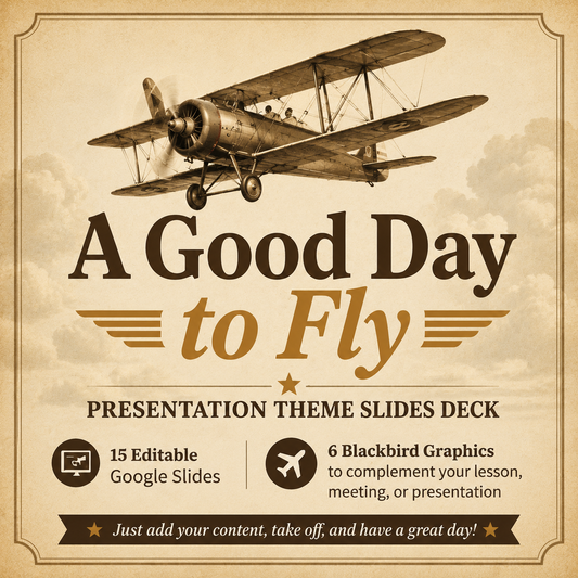 A Good Day to Fly Presentation Them Slides Deck