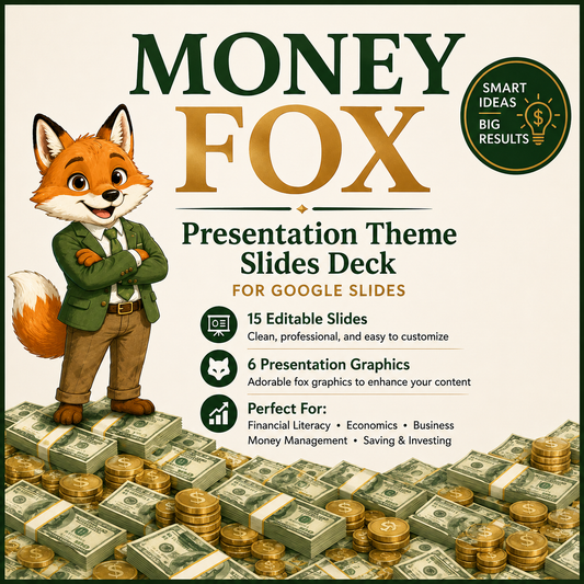 Money Fox Presentation Theme Slides Deck