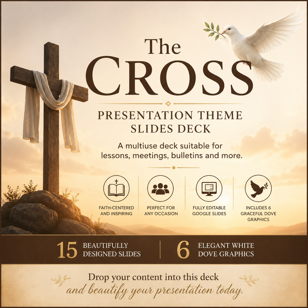 The Cross Presentation Theme Slides Deck