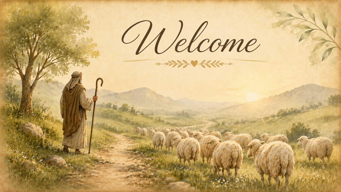 Psalm 23 Mini Presentation Theme Slides Deck
