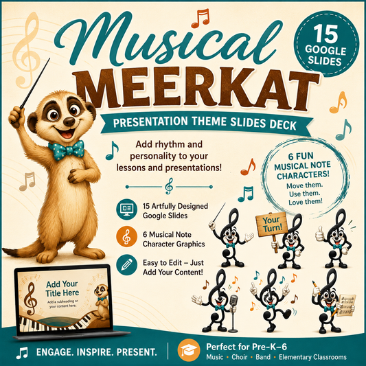 Musical Meerkat Presentation Theme Slides Deck