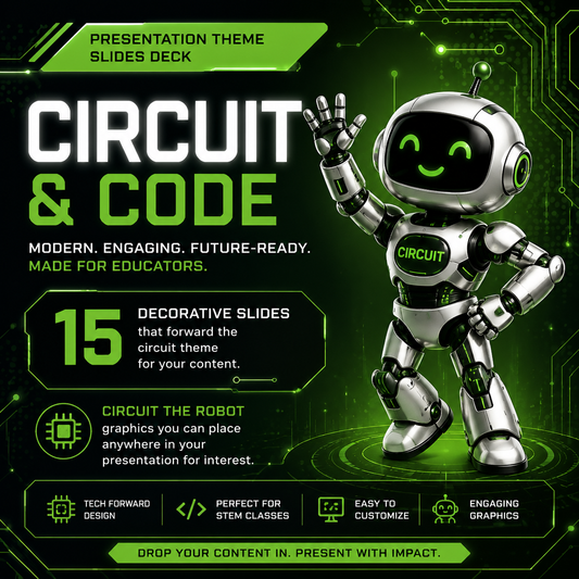 Circuits and Code Presentation Theme Slides Deck