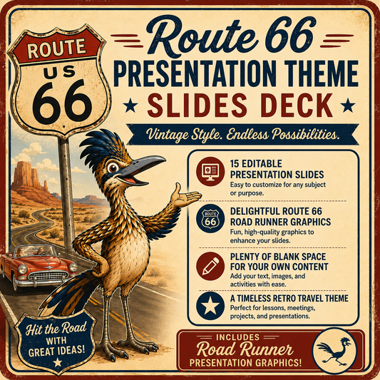 Route 66 Presentation Theme Slides Deck