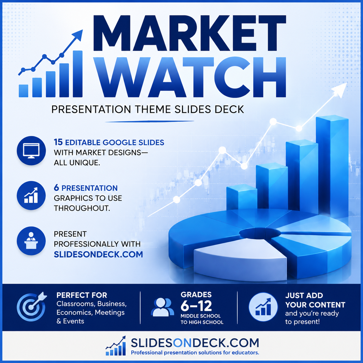 Market Watch Presentation Theme Slides Deck