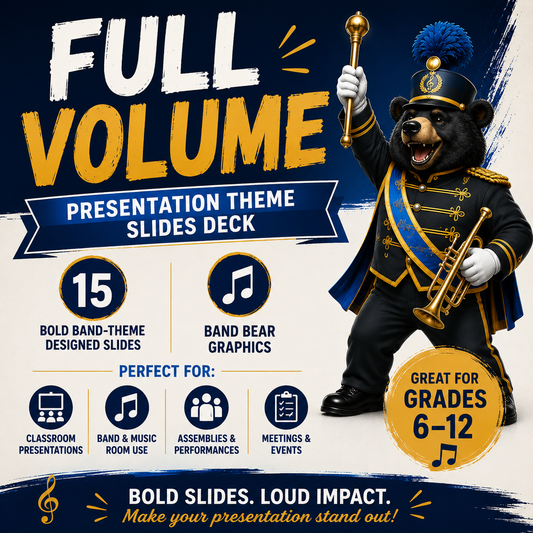 Full Volume Presentation Theme Slides Deck