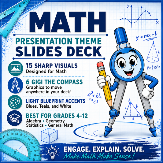 Modern Math Presentation Theme Slides Deck