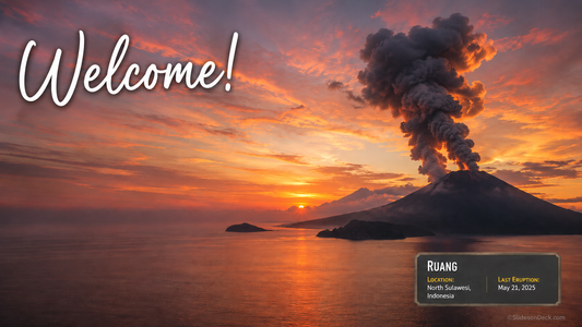 Volcanoes! Presentation Theme Slides Deck